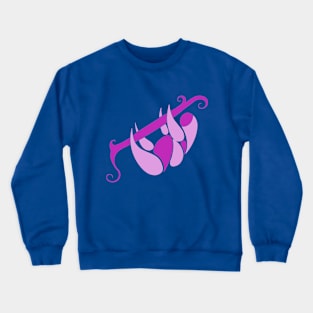 Purple Sloth Crewneck Sweatshirt